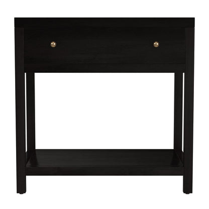 Butler Specialty Company - Nora 30 in. W Wood 1 Drawer Wide Nightstand with Shelf  - Coffee - 5943451 view 2