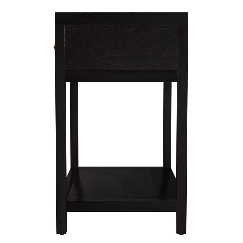 Butler Specialty Company - Nora 30 in. W Wood 1 Drawer Wide Nightstand with Shelf  - Coffee - 5943451 view 3