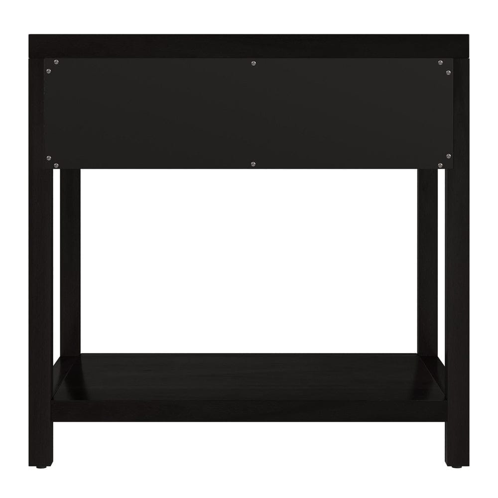 Butler Specialty Company - Nora 30 in. W Wood 1 Drawer Wide Nightstand with Shelf  - Coffee - 5943451 view 4