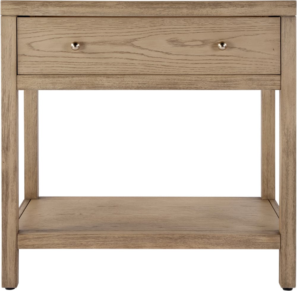 Butler Specialty Company Nora 30 in. W Wood 1 Drawer Wide Nightstand with Shelf  - Light Brown - 5943492 view 2