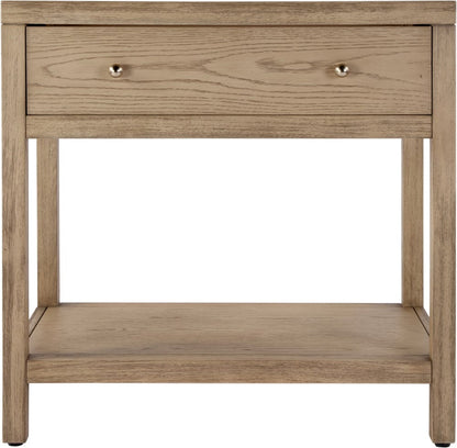 Butler Specialty Company Nora 30 in. W Wood 1 Drawer Wide Nightstand with Shelf  - Light Brown - 5943492 view 2