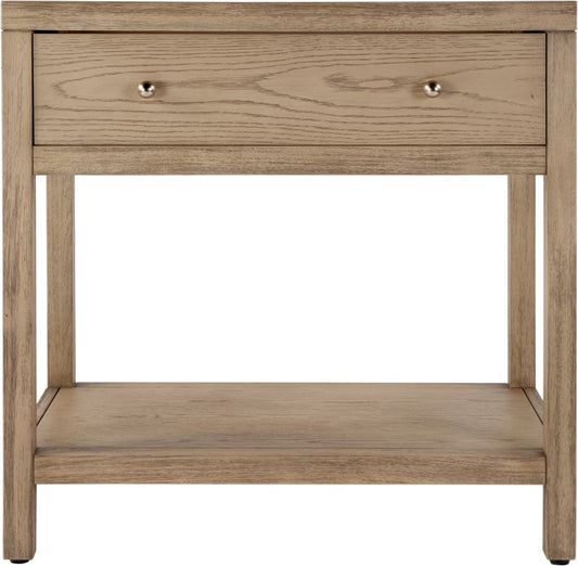 Butler Specialty Company Nora 30 in. W Wood 1 Drawer Wide Nightstand with Shelf  - Light Brown - 5943492 view 2