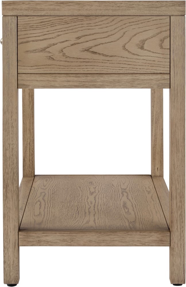 Butler Specialty Company Nora 30 in. W Wood 1 Drawer Wide Nightstand with Shelf  - Light Brown - 5943492 view 3