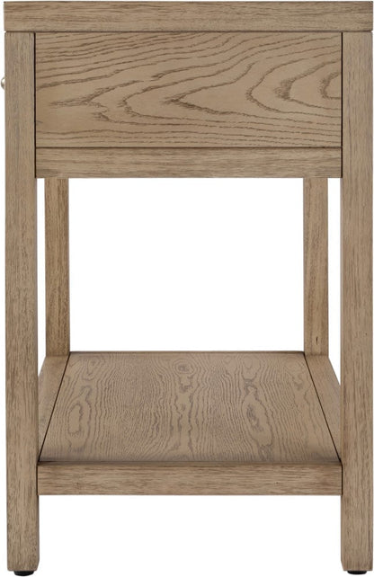 Butler Specialty Company Nora 30 in. W Wood 1 Drawer Wide Nightstand with Shelf  - Light Brown - 5943492 view 3