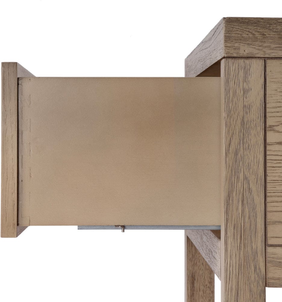 Butler Specialty Company Nora 30 in. W Wood 1 Drawer Wide Nightstand with Shelf  - Light Brown - 5943492 view 6