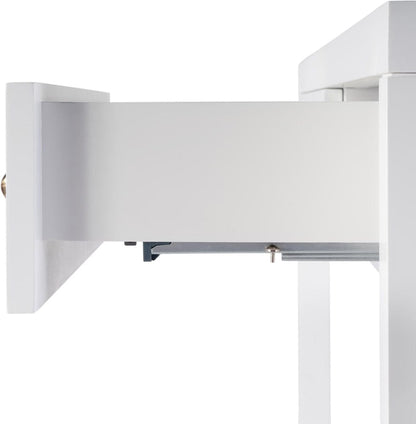 Butler Specialty Company Nora 30 in. W Wood 1 Drawer Wide Nightstand with Shelf  - White - 5943304 view 6