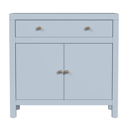 Butler Specialty Company - Nora 31 in. W Wood 1 Drawer 2 Door Accent Storage Cabinet, Light Blue - 5851522 view 3