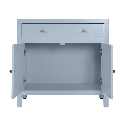 Butler Specialty Company - Nora 31 in. W Wood 1 Drawer 2 Door Accent Storage Cabinet, Light Blue - 5851522 view 4