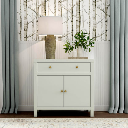 Butler Specialty Company - Nora 31 in. W Wood 1 Drawer 2 Door Accent Storage Cabinet, Sage Green - 5851480 view 5