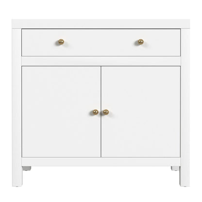 Butler Specialty Company - Nora 31 in. W Wood 1 Drawer 2 Door Accent Storage Cabinet, Smooth White - 5851304 view 2