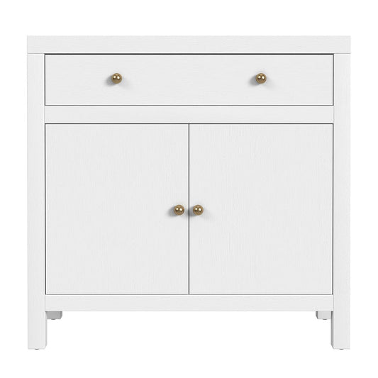Butler Specialty Company - Nora 31 in. W Wood 1 Drawer 2 Door Accent Storage Cabinet, White - 5851477 View 2