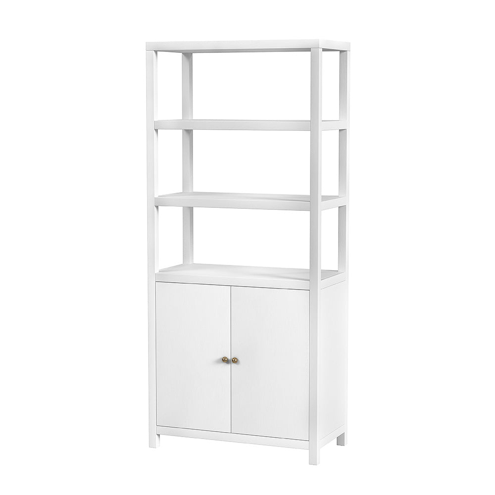 Butler Specialty Company - Nora 32 in W. x 72 in. H Wood 3- Tier Etagere Bookcase, White - 5850477 View 1