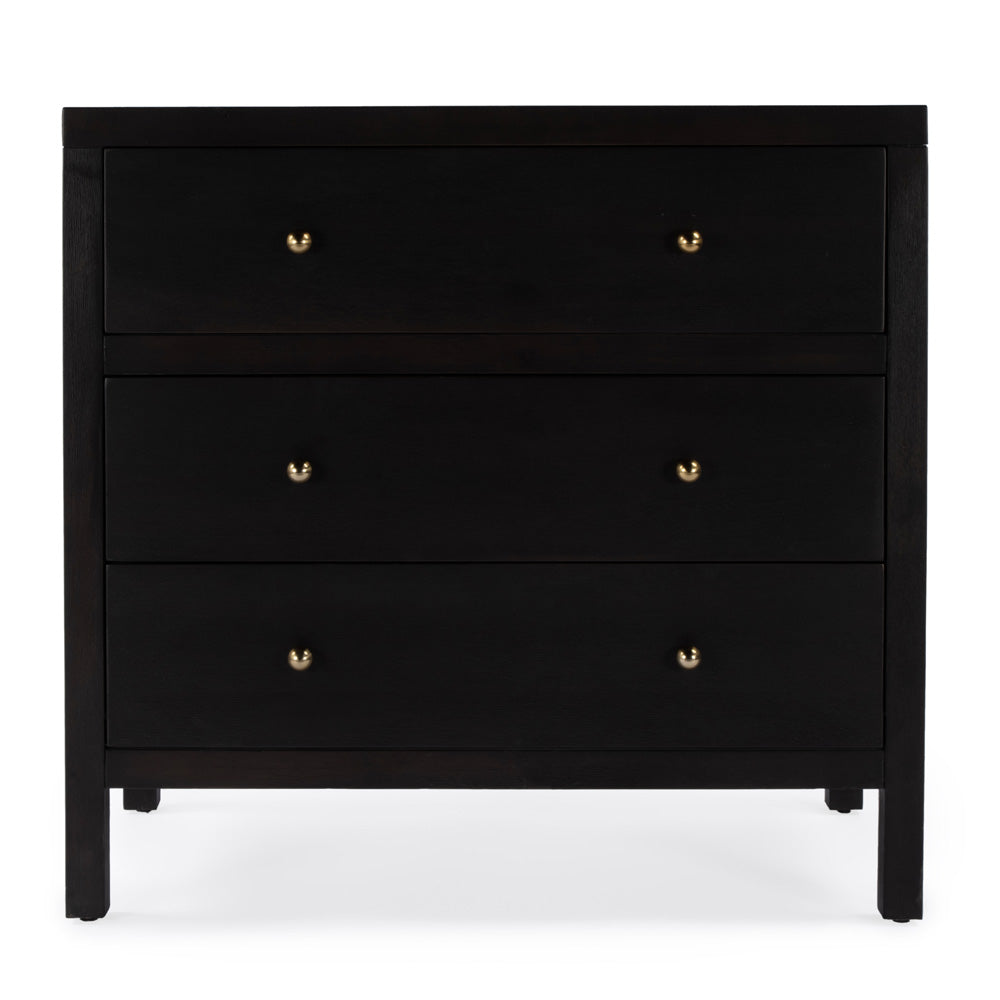 Butler Specialty Company - Nora 34 in. W 3 Drawer Wood Dresser, Coffee - 5731451