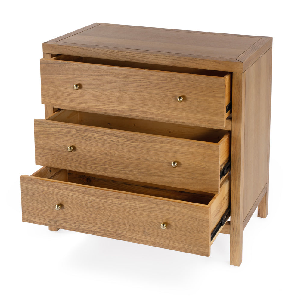 Butler Specialty Company - Nora 34 in. W 3 Drawer Wood Dresser, Natural - 5731452