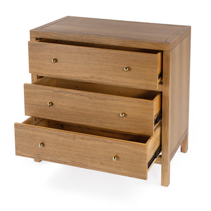 Butler Specialty Company - Nora 34 in. W 3 Drawer Wood Dresser, Natural - 5731452
