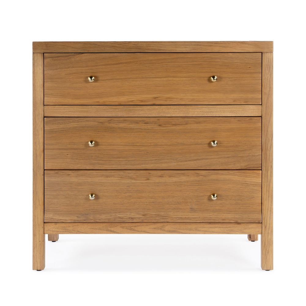 Butler Specialty Company - Nora 34 in. W 3 Drawer Wood Dresser, Natural - 5731452