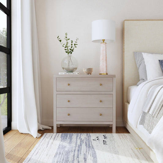 Butler Specialty Company - Nora 34 in. W 3 Drawer Wood Dresser, Taupe - 5731450
