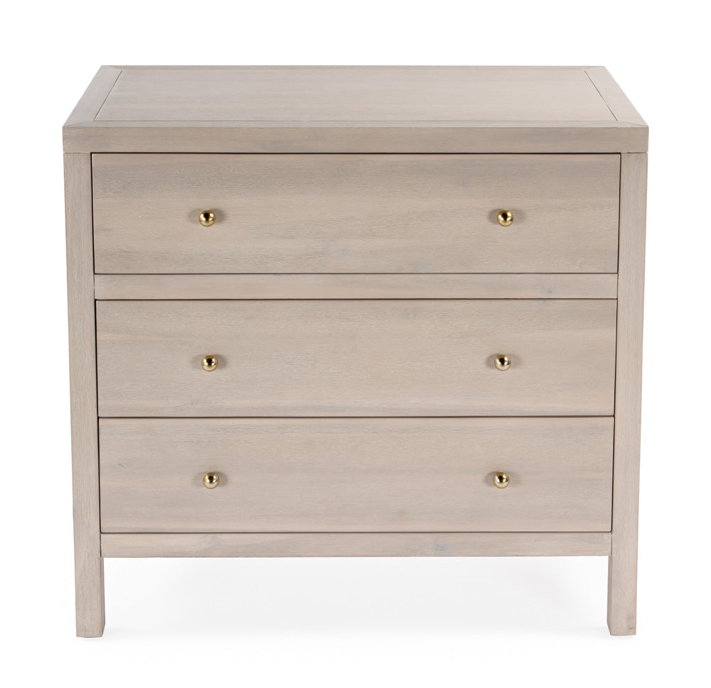 Butler Specialty Company - Nora 34 in. W 3 Drawer Wood Dresser, Taupe - 5731450