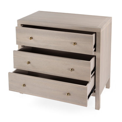 Butler Specialty Company - Nora 34 in. W 3 Drawer Wood Dresser, Taupe - 5731450