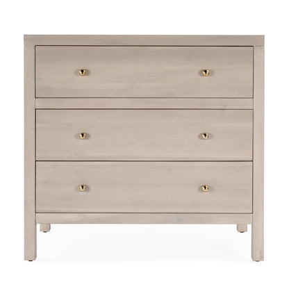 Butler Specialty Company - Nora 34 in. W 3 Drawer Wood Dresser, Taupe - 5731450