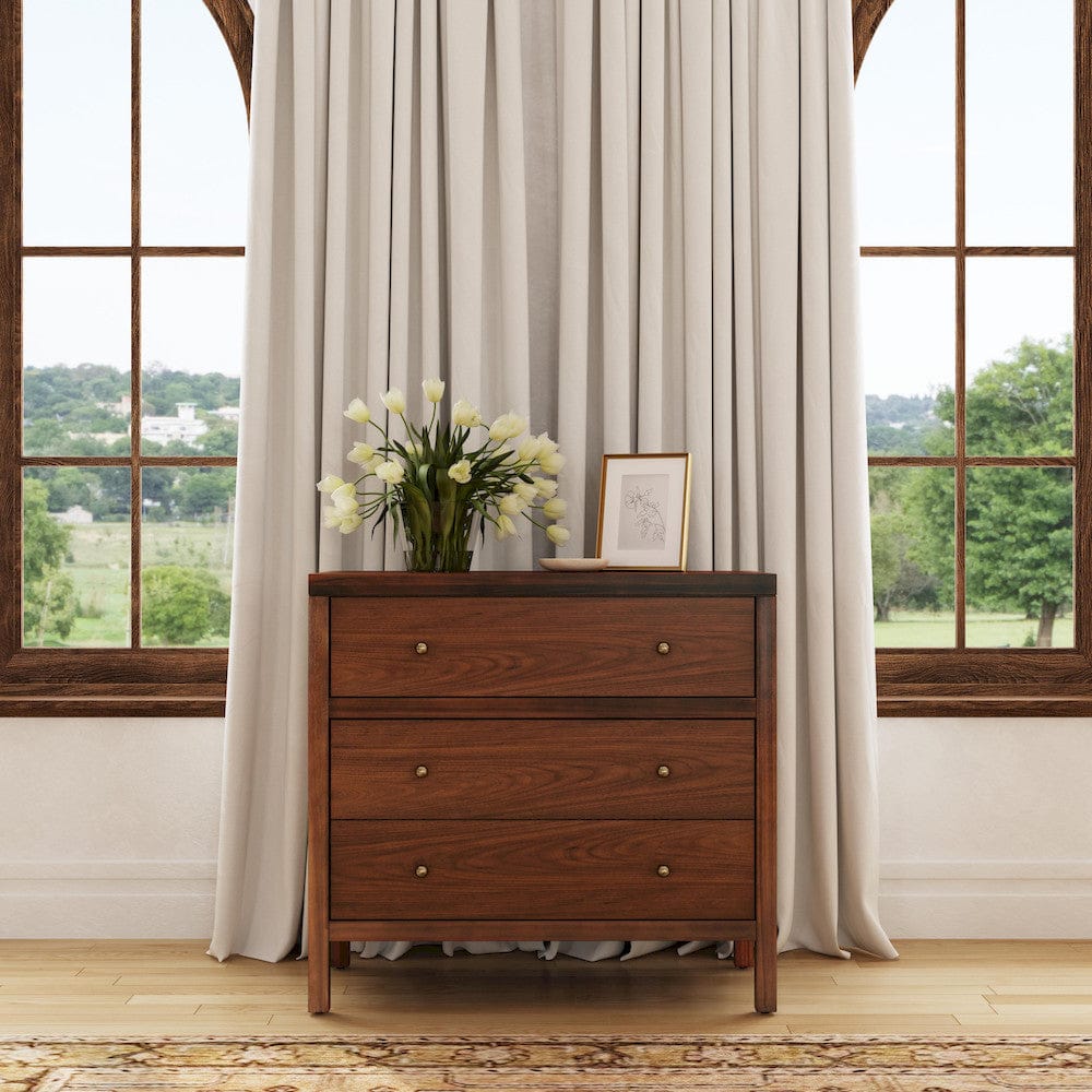 Butler Specialty Company - Nora 34 in. W Wood 3 Drawer Chest, Brown - 5731489 view 8