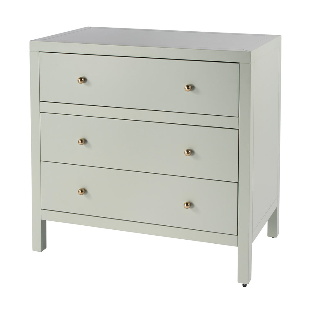 Butler Specialty Company - Nora 34 in. W Wood 3 Drawer Chest, Green - 5731480 View 1