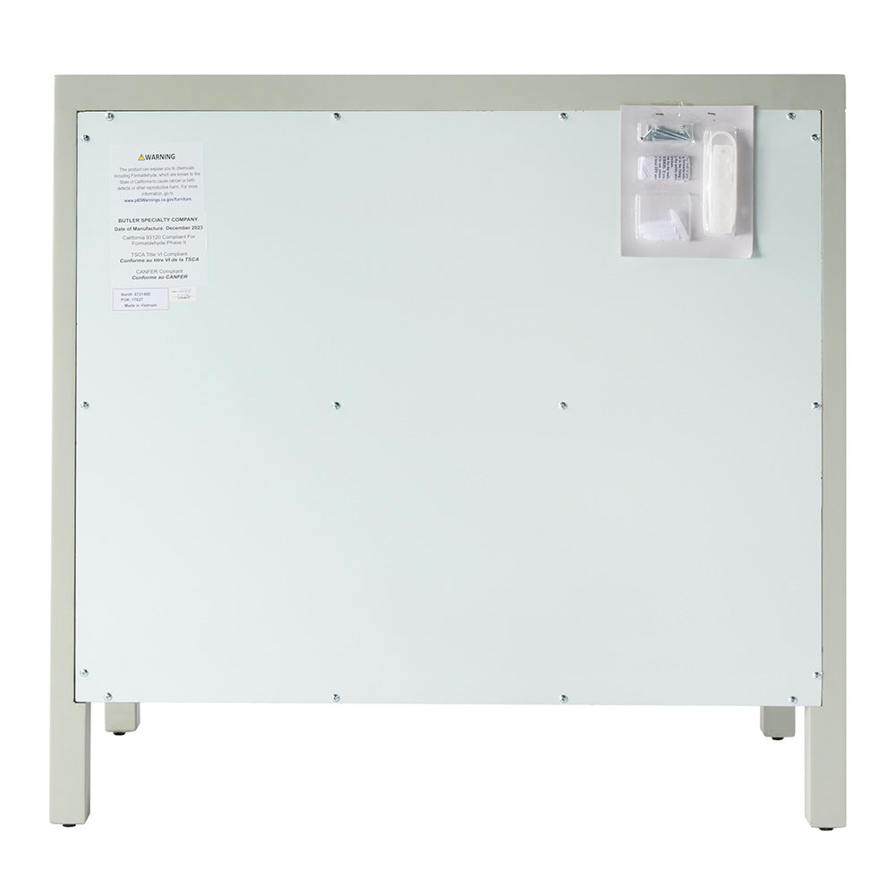 Butler Specialty Company - Nora 34 in. W Wood 3 Drawer Chest, Green - 5731480 View 4