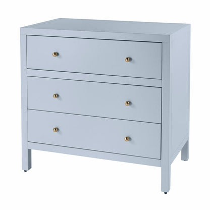 Butler Specialty Company - Nora 34 in. W Wood 3 Drawer Chest, Light Blue - 5731522 view 1