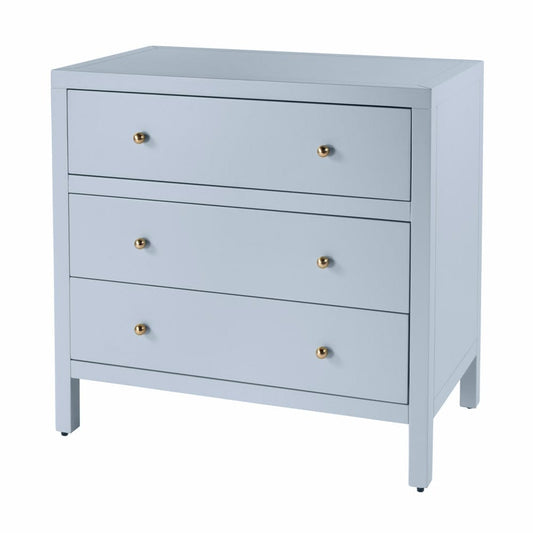 Butler Specialty Company - Nora 34 in. W Wood 3 Drawer Chest, Light Blue - 5731522 view 1