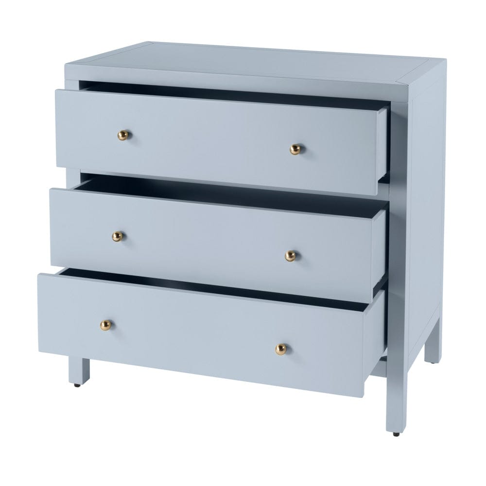 Butler Specialty Company - Nora 34 in. W Wood 3 Drawer Chest, Light Blue - 5731522 view 3