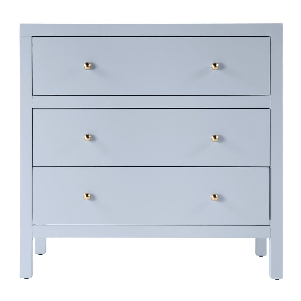 Butler Specialty Company - Nora 34 in. W Wood 3 Drawer Chest, Light Blue - 5731522 view 4