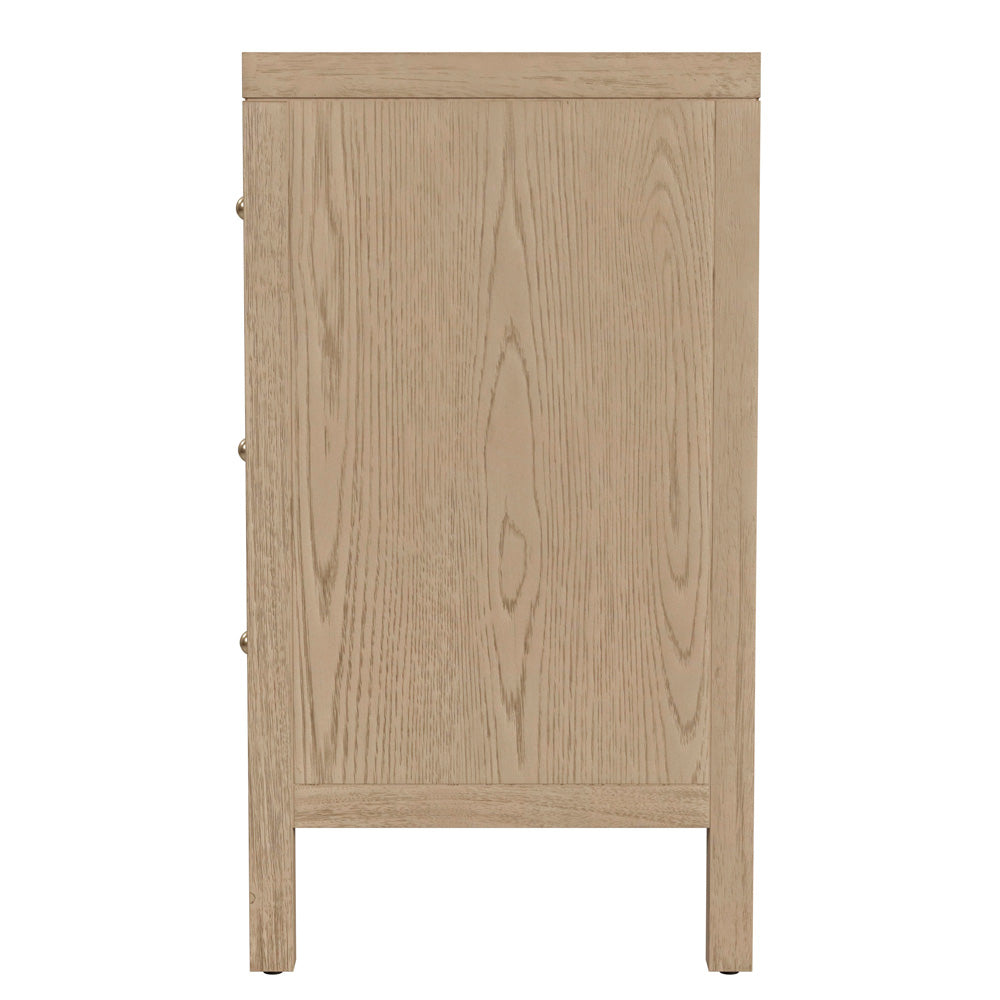 Butler Specialty Company - Nora 34 in. W Wood 3 Drawer Chest, Light Brown - 5731492 view 3