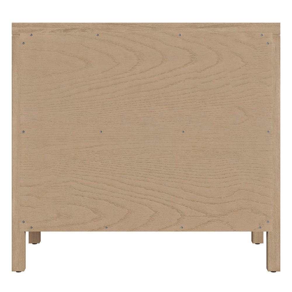 Butler Specialty Company - Nora 34 in. W Wood 3 Drawer Chest, Light Brown - 5731492 view 5