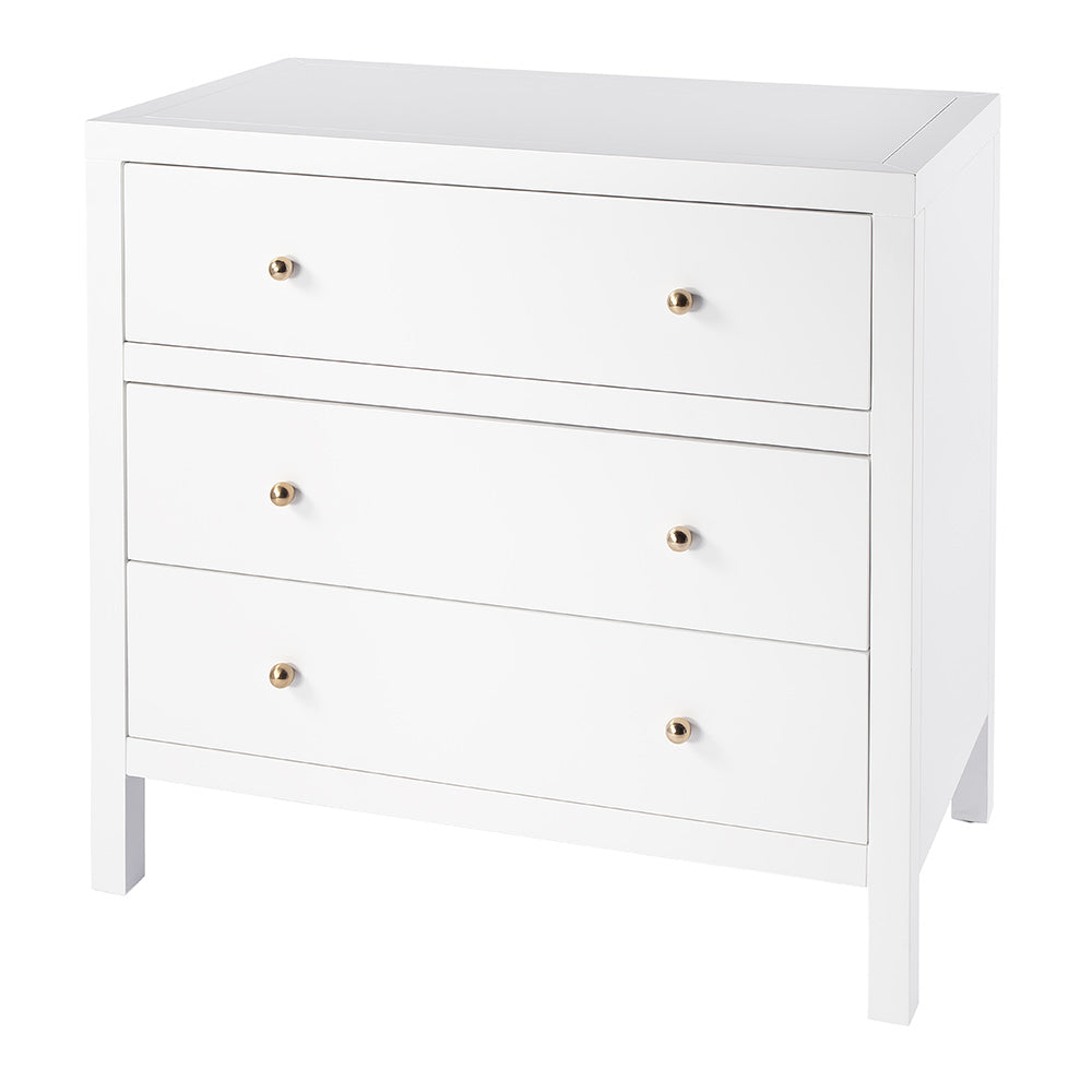 Butler Specialty Company - Nora 34 in. W Wood 3 Drawer Chest, White - 5731304 View 1