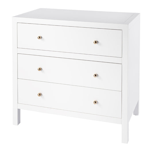 Butler Specialty Company - Nora 34 in. W Wood 3 Drawer Chest, White - 5731304 View 1