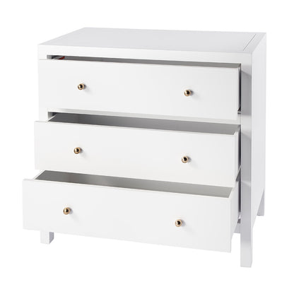 Butler Specialty Company - Nora 34 in. W Wood 3 Drawer Chest, White - 5731304 View 2