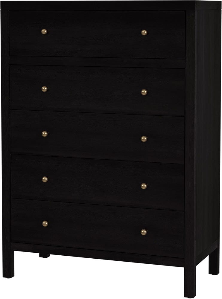 Butler Specialty Company Nora 36 in. W Rectangular Wood 5 Drawer Tall Dresser  - Coffee - 5944451 view 1