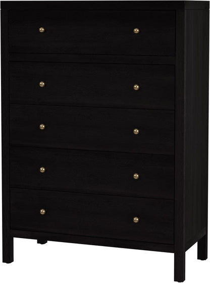 Butler Specialty Company Nora 36 in. W Rectangular Wood 5 Drawer Tall Dresser  - Coffee - 5944451 view 1