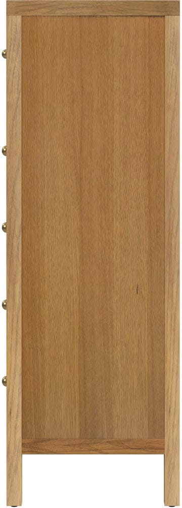 Butler Specialty Company Nora 36 in. W Rectangular Wood 5 Drawer Tall Dresser  - Natural - 5944452 view 3