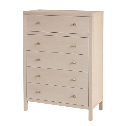 Butler Specialty Company - Nora 36 in. W Rectangular Wood 5 Drawer Tall Dresser, Taupe - 5944450 View 1