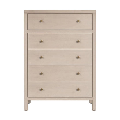 Butler Specialty Company - Nora 36 in. W Rectangular Wood 5 Drawer Tall Dresser, Taupe - 5944450 View 2