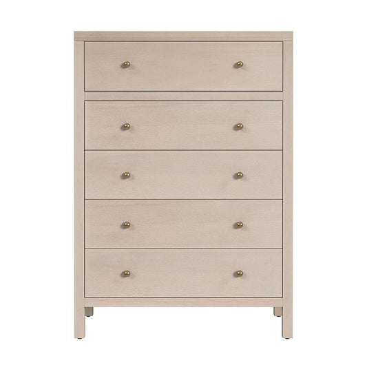 Butler Specialty Company - Nora 36 in. W Rectangular Wood 5 Drawer Tall Dresser, Taupe - 5944450 View 2