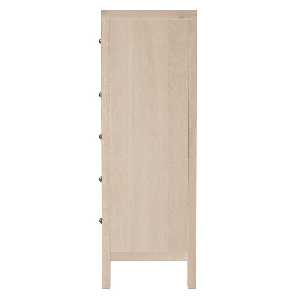 Butler Specialty Company - Nora 36 in. W Rectangular Wood 5 Drawer Tall Dresser, Taupe - 5944450 View 3