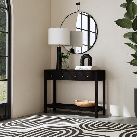 Butler Specialty Company - Nora 40 in. W 2 Drawer Wood Console Table, Coffee - 5739451
