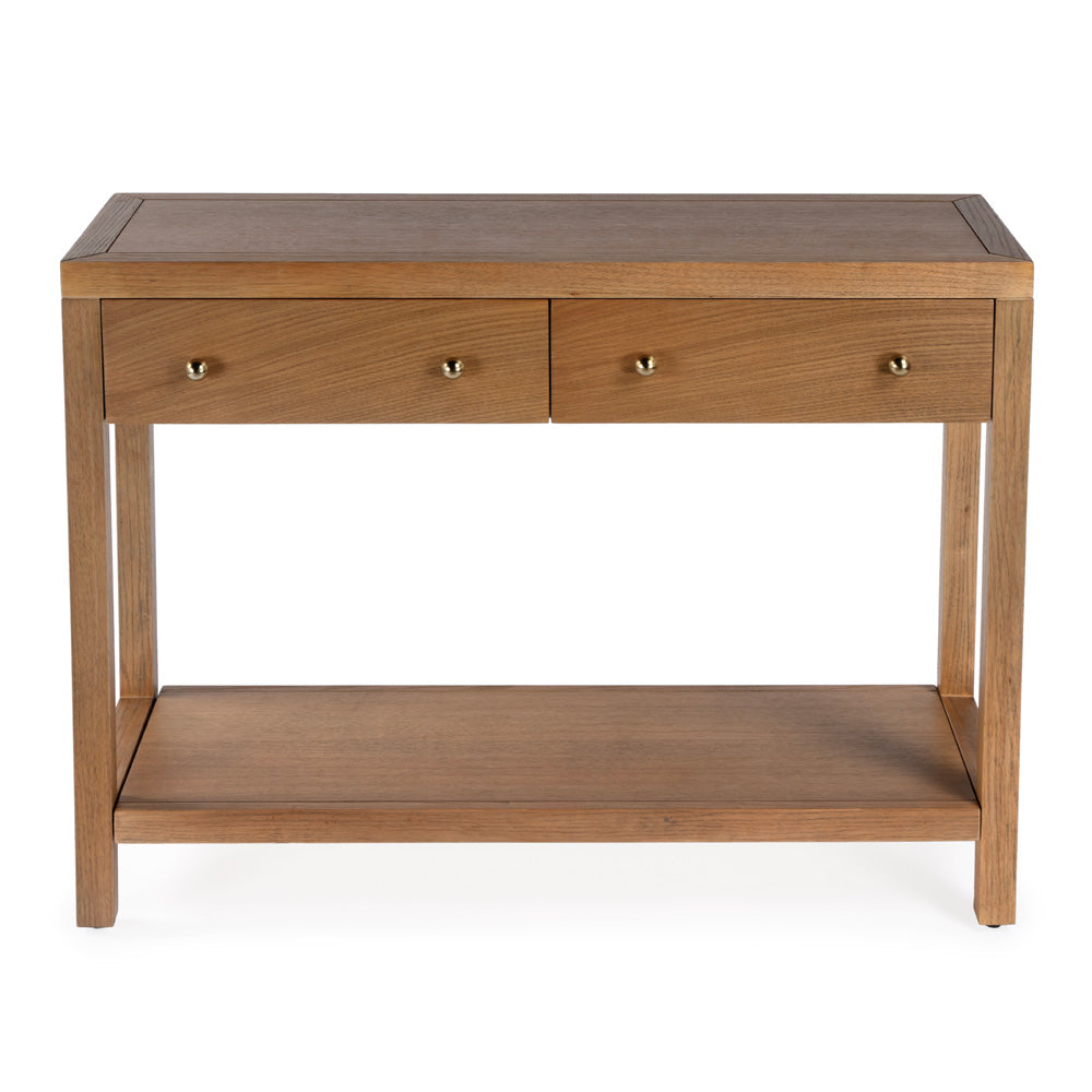 Butler Specialty Company - Nora 40 in. W 2 Drawer Wood Console Table, Natural - 5739452