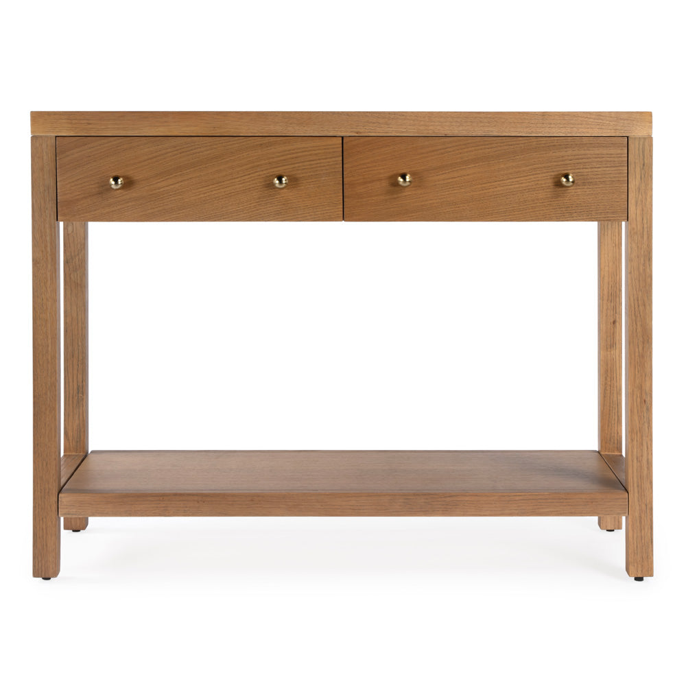 Butler Specialty Company - Nora 40 in. W 2 Drawer Wood Console Table, Natural - 5739452