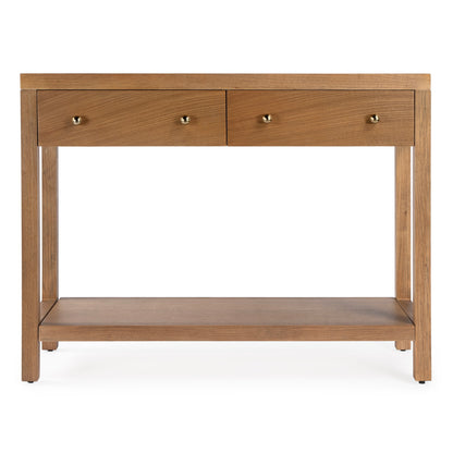 Butler Specialty Company - Nora 40 in. W 2 Drawer Wood Console Table, Natural - 5739452
