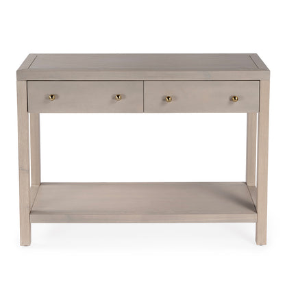 Butler Specialty Company - Nora 40 in. W 2 Drawer Wood Console Table, Taupe - 5739450