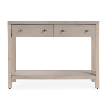 Butler Specialty Company - Nora 40 in. W 2 Drawer Wood Console Table, Taupe - 5739450