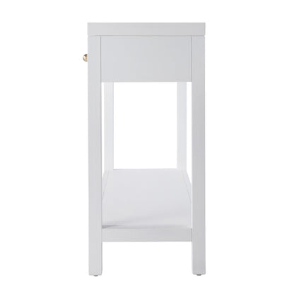 Butler Specialty Company - Nora 40 in. W 2 Drawer Wood Console Table, White - 5739477